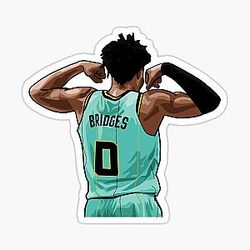 Miles Bridges Back Qiang Structure Sticker