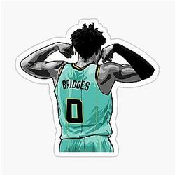 Miles Bridges Vector Back Sticker