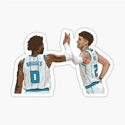 Melo Ball and Miles Bridges Sticker