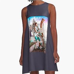 For Men's LaMelo Ball 2 and Miles Bridges 0 A-Line Dress