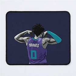 Miles Bridges Vector Back Mouse Pad