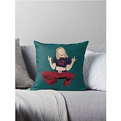 She Is Miley Cyrus  Throw Pillow