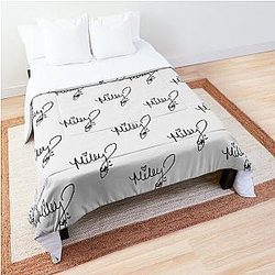 Miley Cyrus SIGNATURE| Perfect Gift|miley cyrus gift Comforter