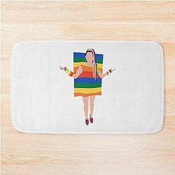 Miley Cyrus - Rainbow| Perfect Gift|miley cyrus gift Bath Mat