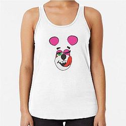 Miley Cyrus Bangerz Bear Bella + Canvas Racerback Tank Top