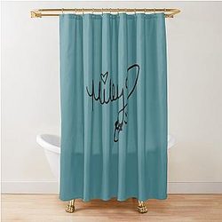 Miley Cyrus autograph Shower Curtain