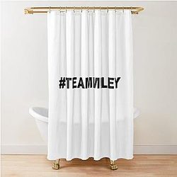 miley cyrus #TEAMMILEY Shower Curtain