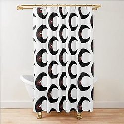 midnight moon lips| Perfect Gift|miley cyrus gift Shower Curtain
