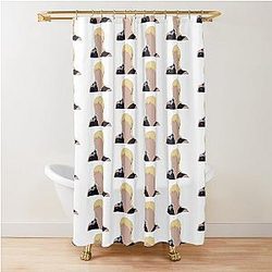 Miley Cyrus Mullet Shower Curtain