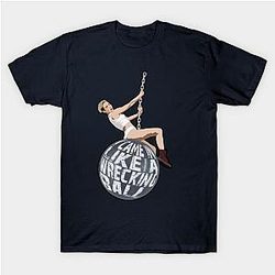 Miley Cyrus I Came Like A Wrecking Ball Vintage Style T-Shirt