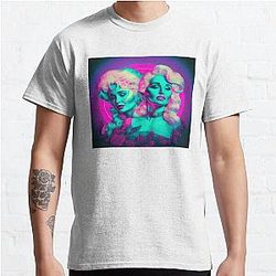 Miley Cyrus And Dolly Parton Vapor Wave Classic T-Shirt