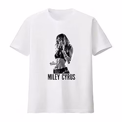 Live Performance New Design DTNK2404 Miley Cyrus T-Shirts