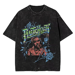 Plastic Hearts Tongue DTNK0406 Washed Miley Cyrus T-Shirts