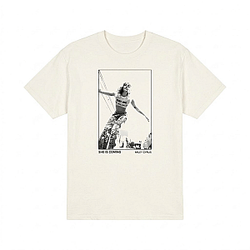 She Is Coming Photo Cream Graphic LA 0506 Miley Cyrus T-Shirts