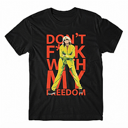 Freedom Slogan LA0507 Miley Cyrus T-Shirts