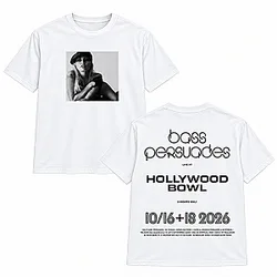 Bass Persuades Hollywood Bowl On October 16 And 18 2026 DTNK1910 Miley Cyrus T-Shirts
