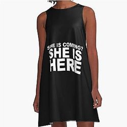 miley cyrus she is coming? she is here.| Perfect Gift|miley cyrus gift A-Line Dress