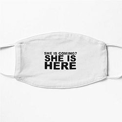 miley cyrus she is coming? she is here| Perfect Gift|miley cyrus gift Flat Mask