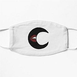 midnight moon lips| Perfect Gift|miley cyrus gift Flat Mask