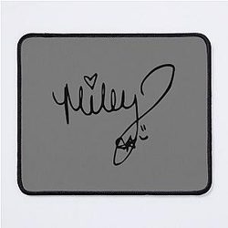 Miley Cyrus autograph Mouse Pad