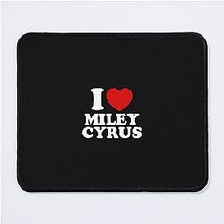 I LOVE MILEY CYRUS Mouse Pad