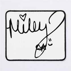 miley cyrus signature Mouse Pad