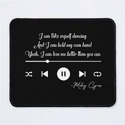 Miley Cyrus flowers Mouse Pad
