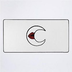 midnight moon lips| Perfect Gift|miley cyrus gift Desk Mat