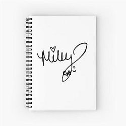 Miley Cyrus autograph Spiral Notebook
