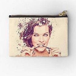 Milla Jovovich painting Zipper Pouch