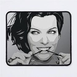 Milla Jovovich Vector Mouse Pad