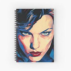 Milla Jovovich Dynamic Elegance Spiral Notebook