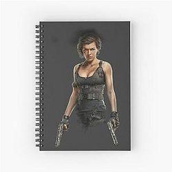 Resident Evil Milla Jovovich Spiral Notebook