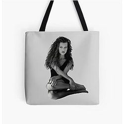 Milla Jovovich by Herb Ritts, 1988 All Over Print Tote Bag