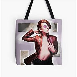 Milla Jovovich Red Jacket Tote Bag