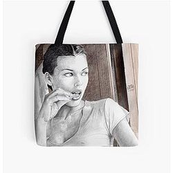 Breakfast with Milla Jovovich Tote Bag
