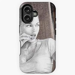 Breakfast with Milla Jovovich iPhone Case