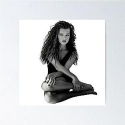 Milla Jovovich by Herb Ritts Poster 1988