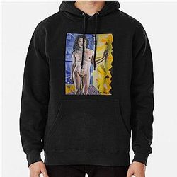 Portrait of Milla Jovovich Pullover Hoodie