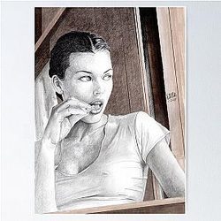Breakfast with Milla Jovovich Poster -> Breakfast with Milla Jovovich