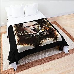 Milla Jovovich Digital Artwork Comforter