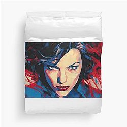 Milla Jovovich Dynamic Elegance Duvet Cover
