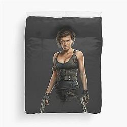Resident Evil Milla Jovovich Duvet Cover