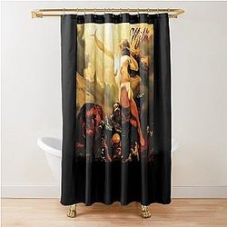 The Divine Comedy Milla Jovovich Shower Curtain