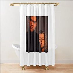 Milla Jovovich and Rick Shower Curtain