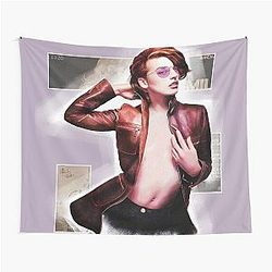 Milla Jovovich Red Jacket Tapestry