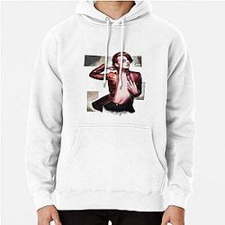 Milla Jovovich Red Sweatshirt