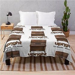 Upright Tim Minchin Milly Alcock Throw Blanket
