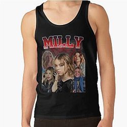 Milly Alcock Retro Style Tank Top