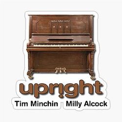 Upright Tim Minchin Milly Alcock Sticker